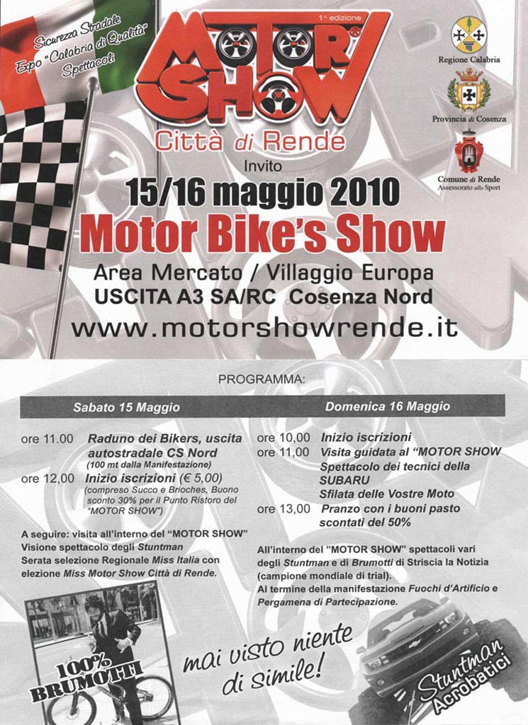 Motor Bike's Show, 15-16 maggio 2010